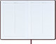 Миниатюра изображения товара Ежедневник Escalada Нубук / 70591 (160л, бордовый)