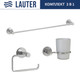 Миниатюра изображения товара Набор аксессуаров для ванной и туалета Lauter 21TS20115 + 21TS20111 + 21TS2015 (Chrome, 3 предмета)