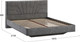 Миниатюра изображения товара Двуспальная кровать ТриЯ Пандора 160x200 Тип 1 (велюр Brut Grey 16)