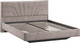 Миниатюра изображения товара Двуспальная кровать ТриЯ Пандора 160x200 Тип 1 (велюр Brut Mocco 06)