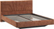 Миниатюра изображения товара Двуспальная кровать ТриЯ Пандора 160x200 Тип 1 (велюр Brut Terracot 13)