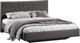 Миниатюра изображения товара Двуспальная кровать ТриЯ Пандора 160x200 Тип 1  (велюр графит)