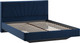 Миниатюра изображения товара Двуспальная кровать ТриЯ Пандора 160x200 Тип 1 (микровелюр Wellmart Blue)