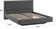 Миниатюра изображения товара Двуспальная кровать ТриЯ Пандора 160x200 Тип 1 (микрошенилл Relax Graphite)