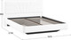 Миниатюра изображения товара Двуспальная кровать ТриЯ Пандора 160x200 Тип 1 (экокожа Polo white)