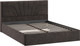 Миниатюра изображения товара Двуспальная кровать ТриЯ Пандора с ПМ 160x200 Тип 1 (велюр Brut Chocolate 17)