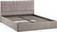 Миниатюра изображения товара Двуспальная кровать ТриЯ Пандора с ПМ 160x200 Тип 1  (велюр Brut Mocco 06)