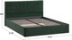 Миниатюра изображения товара Двуспальная кровать ТриЯ Пандора с ПМ 160x200 Тип 1  (велюр Confetti Deep forest)