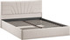Миниатюра изображения товара Двуспальная кровать ТриЯ Пандора с ПМ 160x200 Тип 1  (велюр мокко светлый)