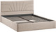 Миниатюра изображения товара Двуспальная кровать ТриЯ Пандора с ПМ 160x200 Тип 1  (микровелюр Jercy Cream)