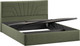 Миниатюра изображения товара Двуспальная кровать ТриЯ Пандора с ПМ 160x200 Тип 1  (микровелюр Jercy Deep Green)
