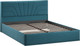 Миниатюра изображения товара Двуспальная кровать ТриЯ Пандора с ПМ 160x200 Тип 1 (микровелюр Jercy Izumrud)