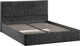 Миниатюра изображения товара Двуспальная кровать ТриЯ Пандора с ПМ 160x200 Тип 1  (микровелюр Wellmart Graphite)