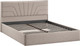 Миниатюра изображения товара Двуспальная кровать ТриЯ Пандора с ПМ 160x200 Тип 1 (микрошенилл Relax Latte)
