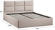 Миниатюра изображения товара Полуторная кровать ТриЯ Стелла c ПМ 140x200 Тип 1 и заглушиной  (велюр Мокко светлый)