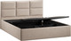 Миниатюра изображения товара Полуторная кровать ТриЯ Стелла c ПМ 140x200 Тип 1 и заглушиной  (микровелюр Jercy Cream)