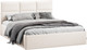 Миниатюра изображения товара Двуспальная кровать ТриЯ Стелла c ПМ 180x200 Тип 1 и заглушиной  (экомех Barni Milk)