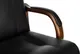 Миниатюра изображения товара Кресло офисное Бюрократ T-9933 Walnut (черный экокожа/металл/дерево)