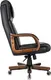 Миниатюра изображения товара Кресло офисное Бюрократ T-9933 Walnut (черный экокожа/металл/дерево)