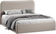Миниатюра изображения товара Двуспальная кровать ТриЯ Тиффани c ПМ 180x200 Тип 1 и заглушиной (велюр Confetti Smoke)