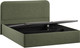 Миниатюра изображения товара Двуспальная кровать ТриЯ Тиффани c ПМ 180x200 Тип 1 и заглушиной  (микровелюр Jercy Deep Green)