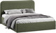 Миниатюра изображения товара Двуспальная кровать ТриЯ Тиффани c ПМ 180x200 Тип 1 и заглушиной  (микровелюр Jercy Deep Green)
