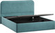 Миниатюра изображения товара Двуспальная кровать ТриЯ Тиффани c ПМ 180x200 Тип 1 и заглушиной (микровелюр Wellmart Indigo)