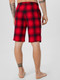Миниатюра изображения товара Шорты домашние Mark Formelle 531024 (р.102-182, красная клетка на черном)