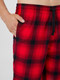 Миниатюра изображения товара Шорты домашние Mark Formelle 531024 (р.102-182, красная клетка на черном)