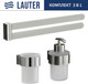 Миниатюра изображения товара Набор аксессуаров для ванной Lauter 21TS3018 + 21TS3020 + 21TS3003 (Chrome, 3 предмета)