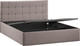Миниатюра изображения товара Двуспальная кровать ТриЯ Джоли универсальная с ПМ Тип 1 180x200 и заглушиной  (велюр мокко темный)