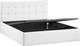 Миниатюра изображения товара Двуспальная кровать ТриЯ Джоли универсальная с ПМ Тип 1 180x200 и заглушиной (экокожа Polo white)