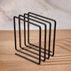 Миниатюра изображения товара Подставка для разделочных досок Handy Home Квадро LB-25-BL (матовый черный)