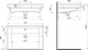 Миниатюра изображения товара Тумба с умывальником Brevita Vega 70 / VEG-09070-0802Я+1.WH30.2.083