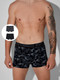 Миниатюра изображения товара Комплект мужских трусов Mark Formelle 411228-2 (р.82-92, лошади на черном/черный)