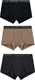 Миниатюра изображения товара Комплект трусов детских Mark Formelle 413345-3 (р.104/110-56-51, коричневый/обсидиан/черный)