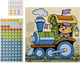 Миниатюра изображения товара Набор для творчества Каляка-Маляка Волшебная мозаика. Паровозик / ВМКМ-ТР
