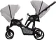 Миниатюра изображения товара Детская универсальная коляска Bebetto Для двойни 42 (23 светло-серый)