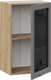 Миниатюра изображения товара Шкаф навесной для кухни ТриЯ Габриэлла 1ВВ45С с одной дверью (дуб крафт золотой/титан)