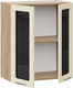 Миниатюра изображения товара Шкаф навесной для кухни ТриЯ Габриэлла 1ВВ6С с двумя дверьми (дуб крафт золотой/крем)