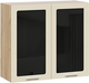 Миниатюра изображения товара Шкаф навесной для кухни ТриЯ Габриэлла 1ВВ8С с двумя дверьми (дуб крафт золотой/крем)