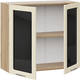 Миниатюра изображения товара Шкаф навесной для кухни ТриЯ Габриэлла 1ВВ8С с двумя дверьми (дуб крафт золотой/крем)