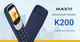 Миниатюра изображения товара Мобильный телефон Maxvi K200 (синий)