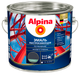 Миниатюра изображения товара Грунт-эмаль Alpina Быстросохнущая по ржавчине RAL6005 (2кг, зеленый, шелковисто-матовый)