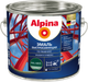 Грунт-эмаль Alpina Быстросохнущая по ржавчине RAL6005 (2кг, зеленый, шелковисто-матовый) — фото 2