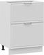 Миниатюра изображения товара Шкаф-стол кухонный ТриЯ Белладжио 1Н8Я2 с двумя ящиками (белый/фон белый)