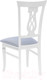 Миниатюра изображения товара Стул Импэкс Leset Юта (белый 9003/патина серебро/жаккард Атина серебро Ж4.04)