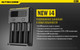 Миниатюра изображения товара Зарядное устройство для аккумуляторов Nitecore New i4 / 15364