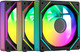 Миниатюра изображения товара Набор вентиляторов для корпуса Ocypus Gamma F12 UNI BK ARGB Reverse Blade 3в1 (Gamma-F12-BK3AM01U)