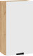 Миниатюра изображения товара Шкаф навесной для кухни ТриЯ Гренада 1ВВ5 с одной дверью (дуб крафт золотой/холст белый)
